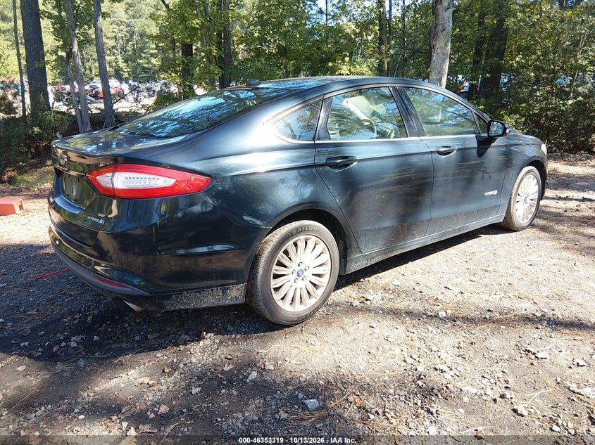 Vin: 3fa6p0luxer357607, lot: 46853585, ford fusion hybrid se 20144