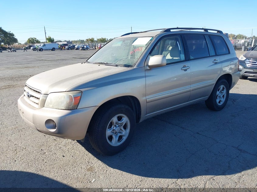 TOYOTA HIGHLANDER 2005 VIN JTEGD21AX50112586
