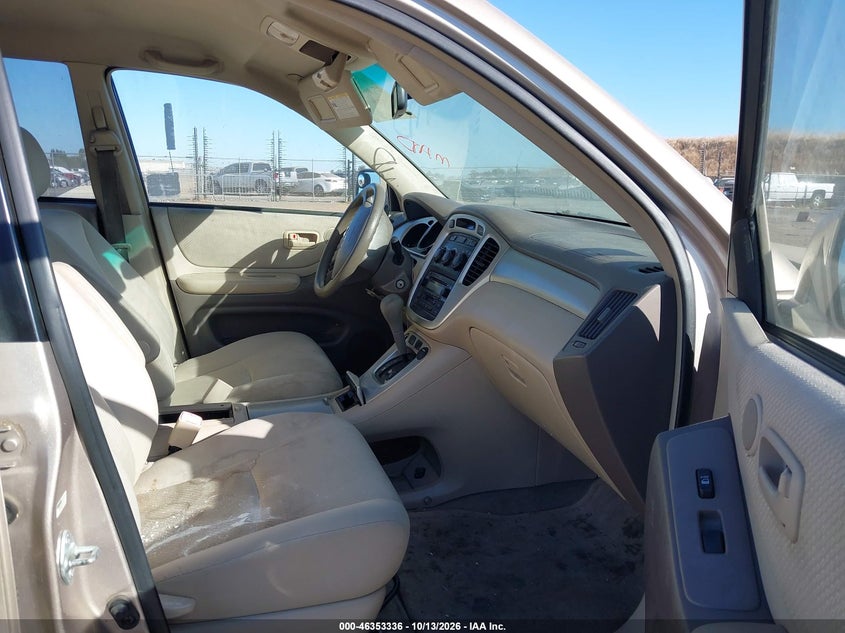 TOYOTA HIGHLANDER 2005 VIN JTEGD21AX50112586