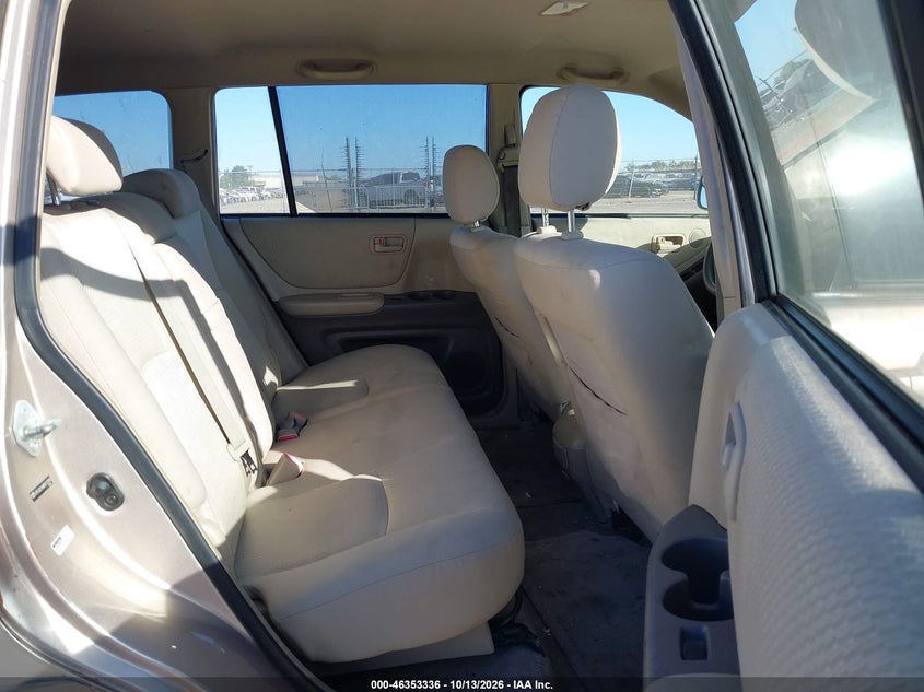 TOYOTA HIGHLANDER 2005 VIN JTEGD21AX50112586