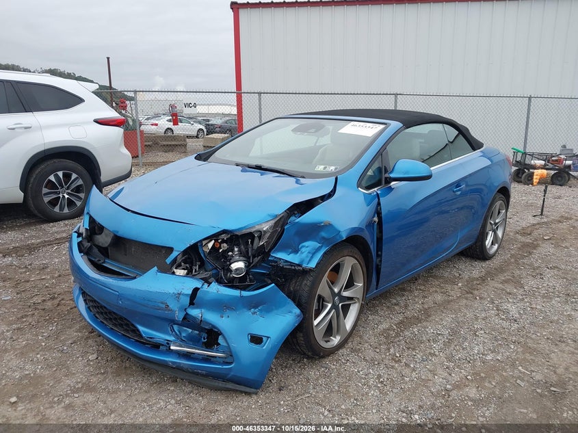2017 Buick Cascada Sport Touring, Front End, IAAI, VIN W04WJ3N51HG129438 — photo 2