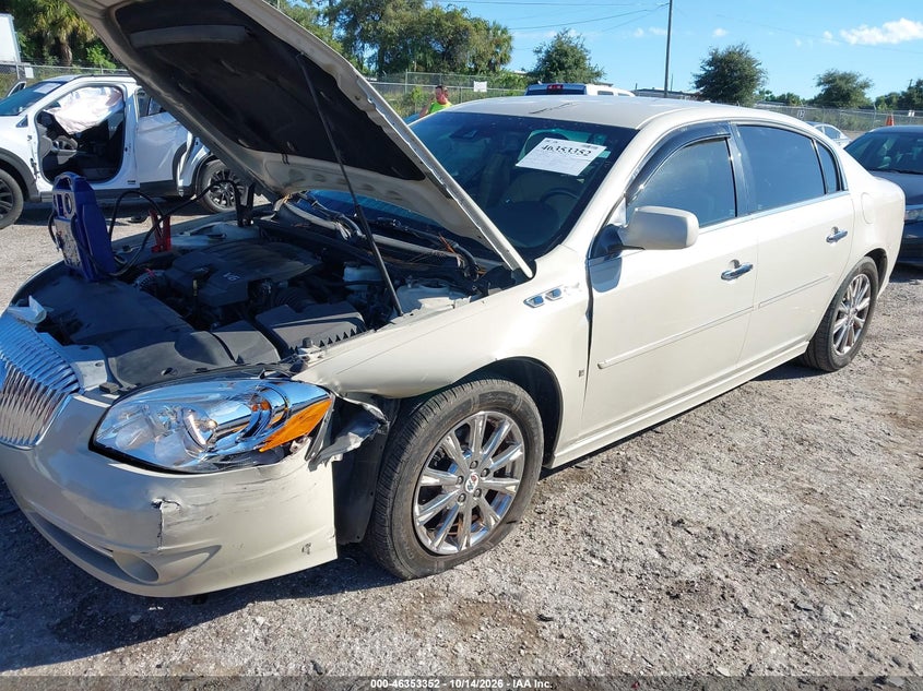 Vin: 1g4he5em4au117535, lot: 46853618, buick lucerne cxl-3 20102