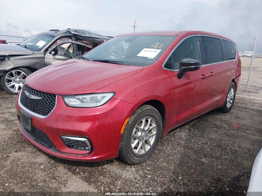Vin: 2c4rc1bgxsr578923, lot: 46853624, chrysler pacifica select 20252