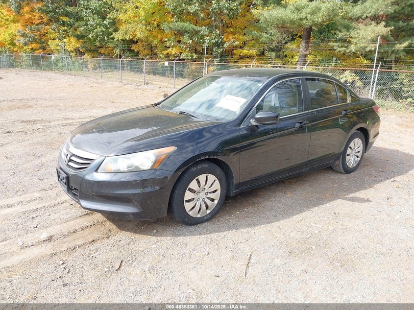 Vin: 1hgcp2e39ba046500, lot: 46853627, honda accord 2.4 lx 20112