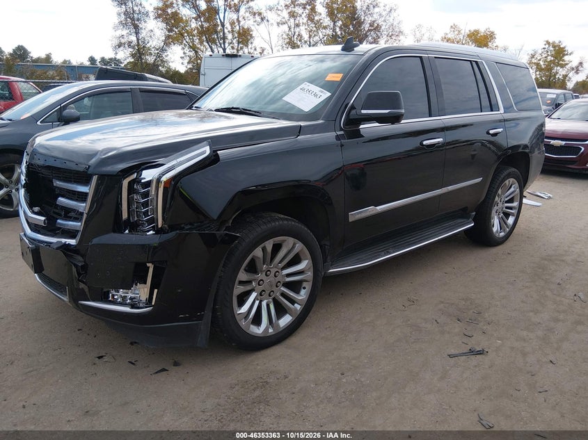 2017 Cadillac Escalade Luxury, Front End, IAAI, VIN 1GYS4BKJ6HR184134 — photo 2