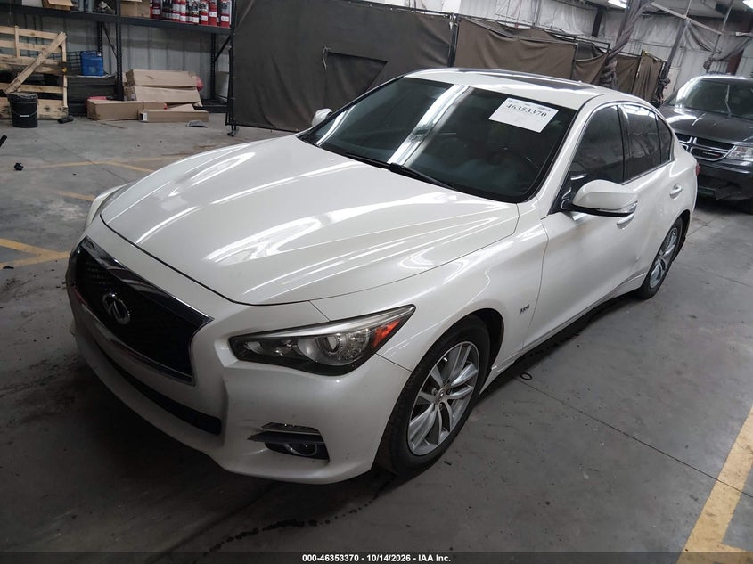 2016 Infiniti Q50 3.0T Premium, Ходовая, IAAI, VIN JN1EV7AP3GM301640 — фото 2