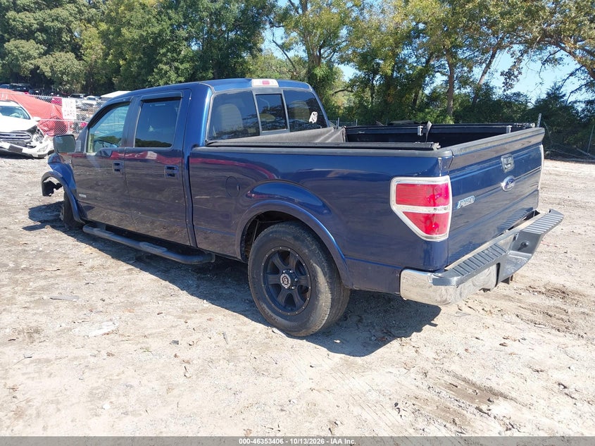 Vin: 1ftfw1ct2cfb32022, lot: 46853672, ford f-150 lariat 20123