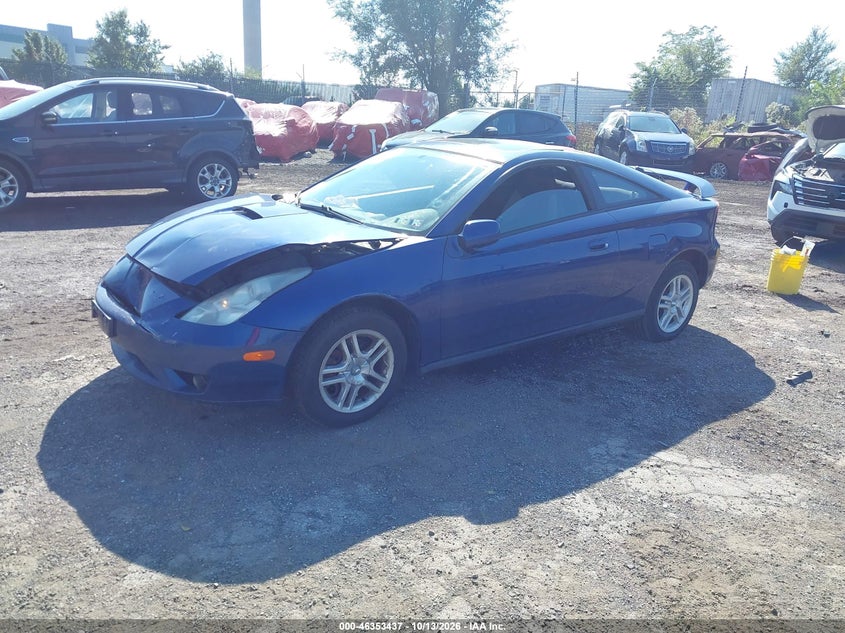 2003 Toyota Celica Gt, Удар спереди, IAAI, VIN JTDDR32TX30159516 — фото 2