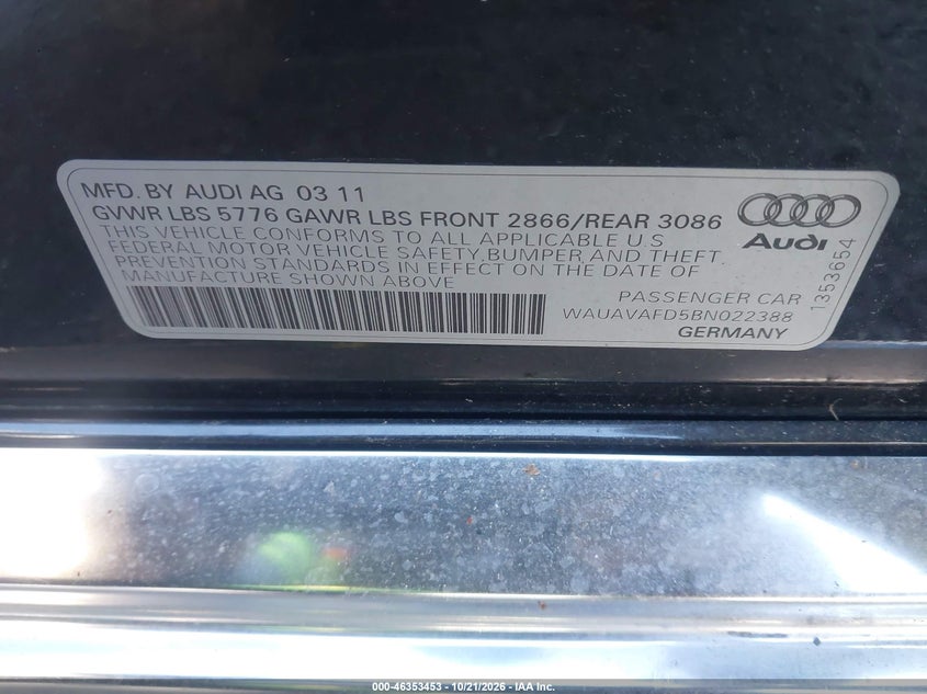 2011 AUDI A8 4.2 · Фото 9