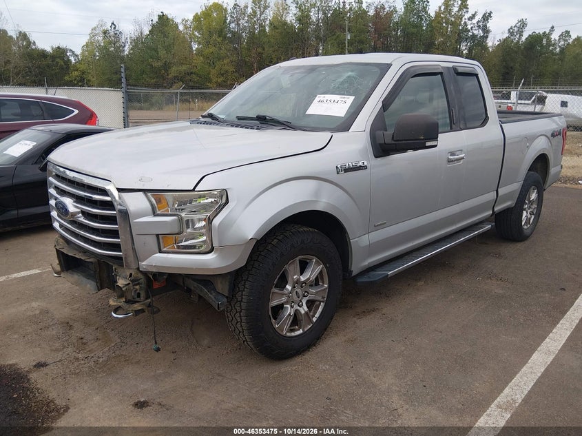 Vin: 1ftfx1eg4gkd99253, lot: 46853741, ford f-150 xlt 20162