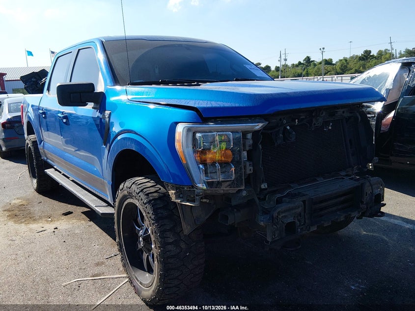 Vin: 1ftfw1e8xmkd93481, lot: 46853760, ford f-150 xlt 20211