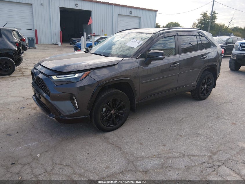 Vin: 4t3e6rfvxpu125590, lot: 46853768, toyota rav4 hybrid xse 20232
