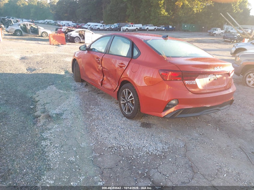 Vin: 3kpf24ad6ne471811, lot: 46853809, kia forte lxs 20223