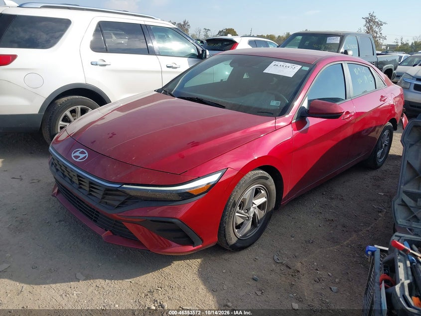 Vin: kmhll4dg4su936732, lot: 46853838, hyundai elantra se 20252
