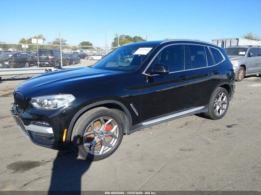 Vin: 5uxty5c04l9b34672, lot: 46853848, bmw x3 xdrive30i 20202