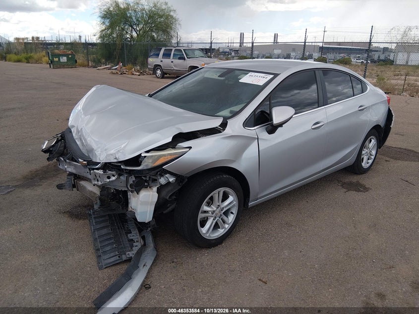 2016 Chevrolet Cruze Lt Auto, Front End, IAAI, VIN 1G1BE5SM1G7236982 — photo 2