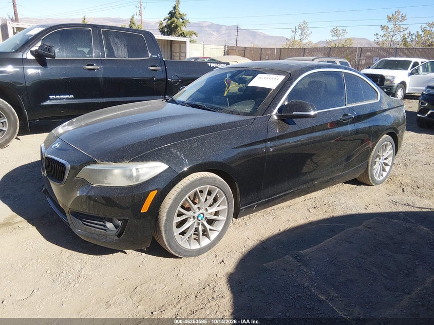 Vin: wba1f5c50fv256428, lot: 46853861, bmw 228i 20152