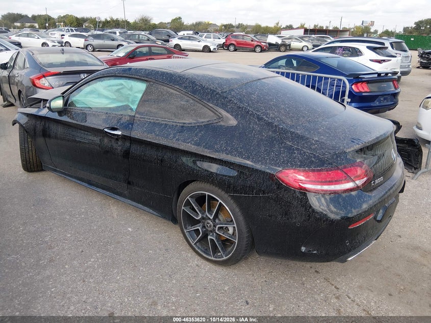 Vin: w1kwj8db3pg120223, lot: 46853886, mercedes-benz c 300 coupe 20233