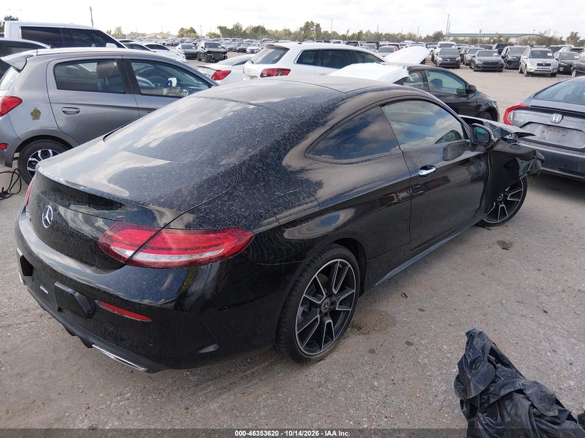 Vin: w1kwj8db3pg120223, lot: 46853886, mercedes-benz c 300 coupe 20234