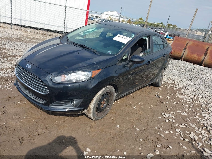 2019 Ford Fiesta Se, Левый бок, IAAI, VIN 3FADP4BJ0KM150321 — фото 2