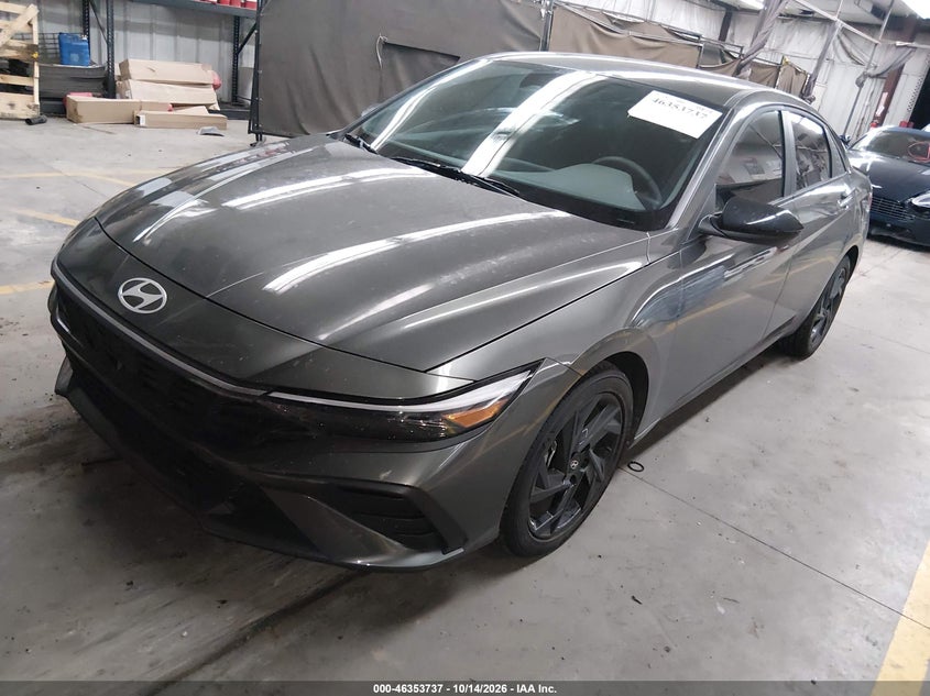2026 Hyundai Elantra Sel Sport, Right Side, IAAI, VIN KMHLM4DG2TU174032 — photo 2