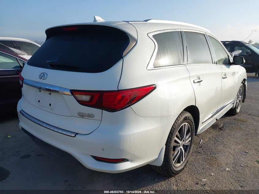 Vin: 5n1dl0mmxkc526865, lot: 46854059, infiniti qx60 luxe 20194