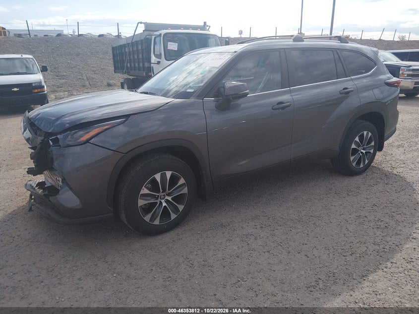 Vin: 5tdkdrbh5rs528759, lot: 46854078, toyota highlander xle 20242