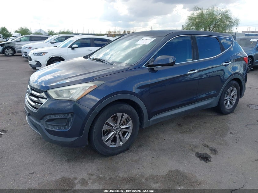 2013 Hyundai Santa Fe Sport, Удар сзади, IAAI, VIN 5XYZT3LB7DG074786 — фото 2