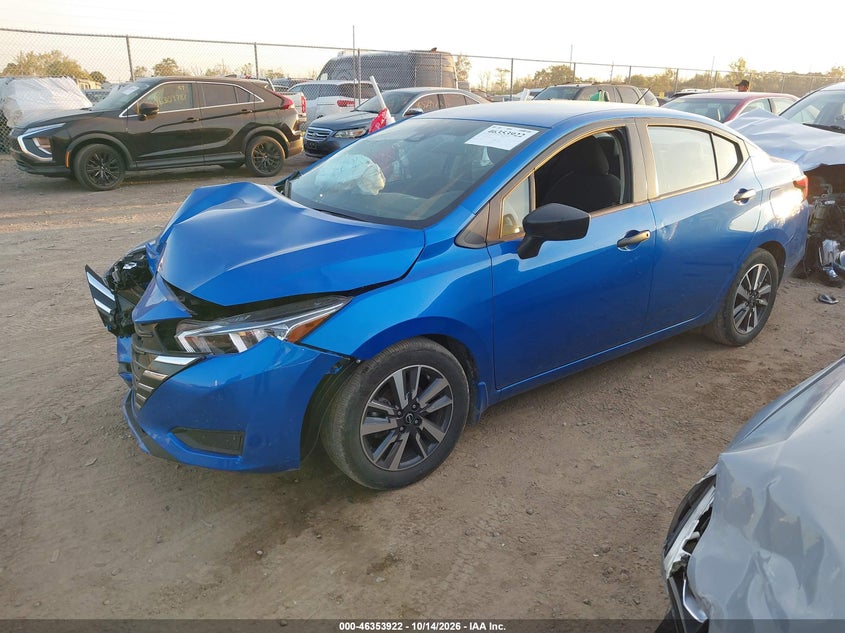 2024 Nissan Versa 1.6 S, Front End, IAAI, VIN 3N1CN8DV4RL859520 — photo 2