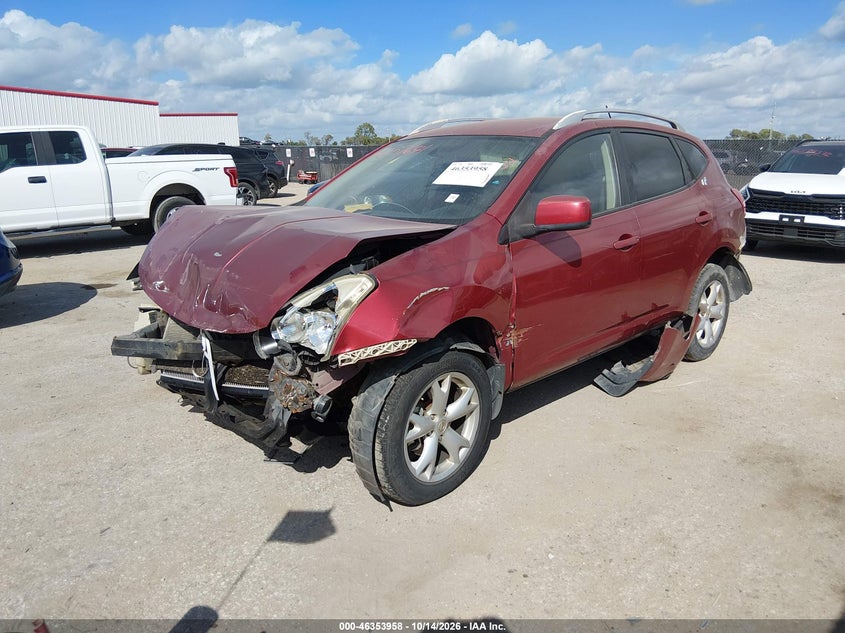 2008 Nissan Rogue Sl, Удар ззаду, IAAI, VIN JN8AS58T08W005108 — фото 2