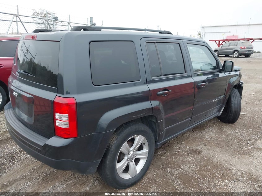 Vin: 1c4njpbb5ed645110, lot: 46854252, jeep patriot sport 20144