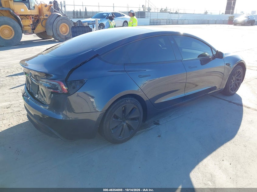 Vin: 5yj3e1ea6rf765217, lot: 46854274, tesla model 3 long range dual motor rear-wheel drive/rear-wheel drive 20244
