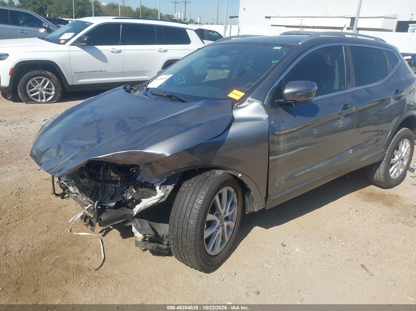 Vin: jn1bj1cv8lw540929, lot: 46854301, nissan rogue sport sv fwd xtronic cvt 20202
