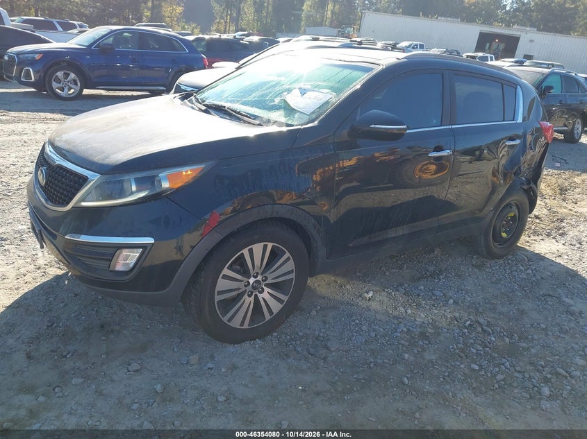 2015 Kia Sportage Ex, Left Side, IAAI, VIN KNDPC3AC5F7788760 — photo 2