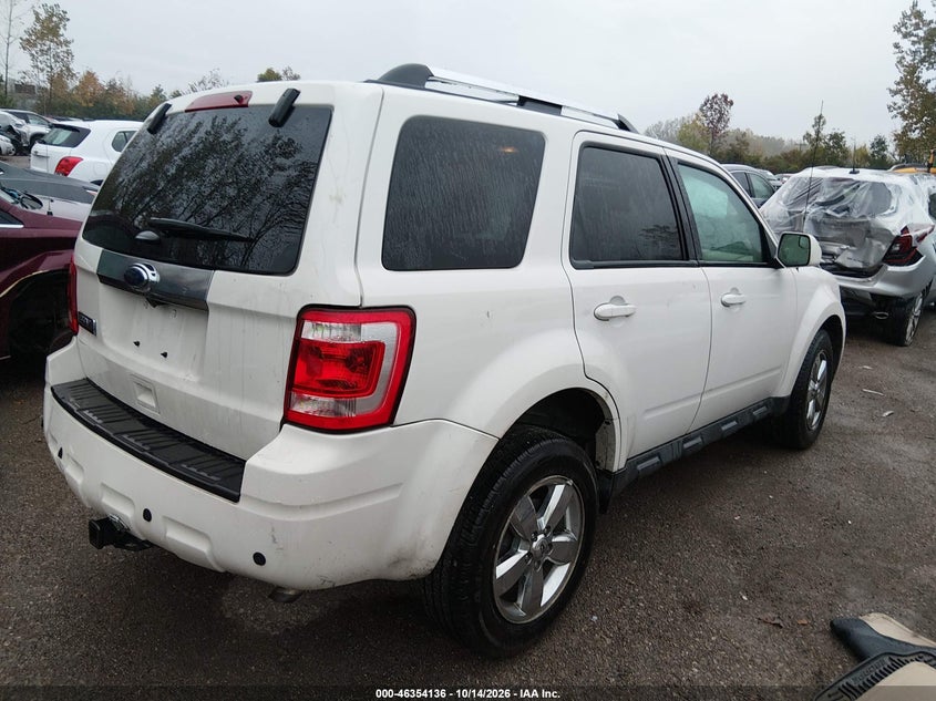 Vin: 1fmcu0e77ckc65039, lot: 46854402, ford escape limited 20124