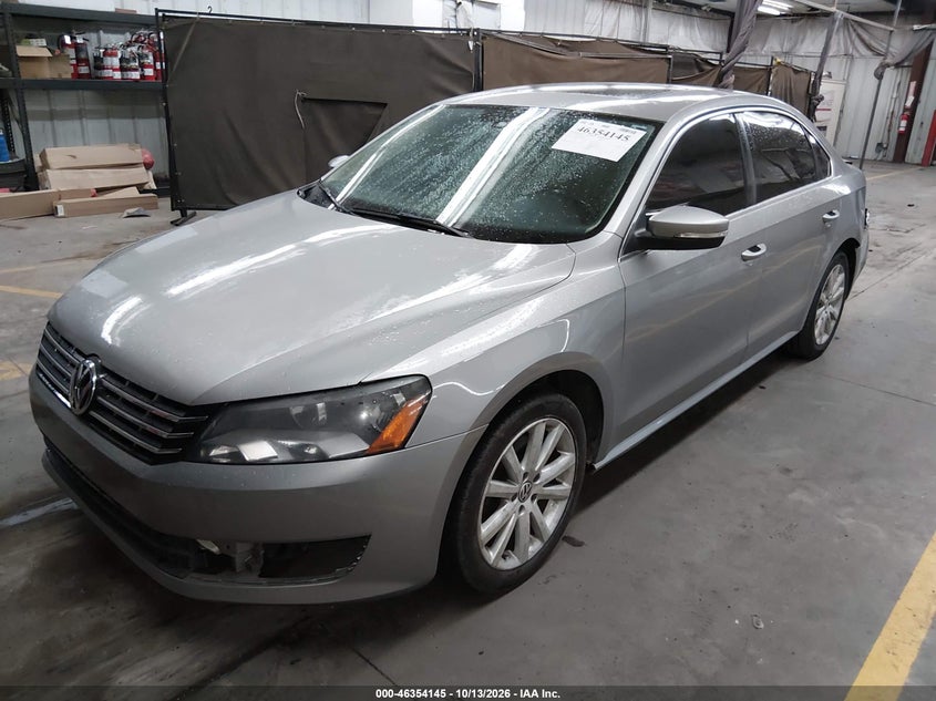2013 Volkswagen Passat 2.0L Tdi Se, Left Rear, IAAI, VIN 1VWBN7A36DC028611 — photo 2