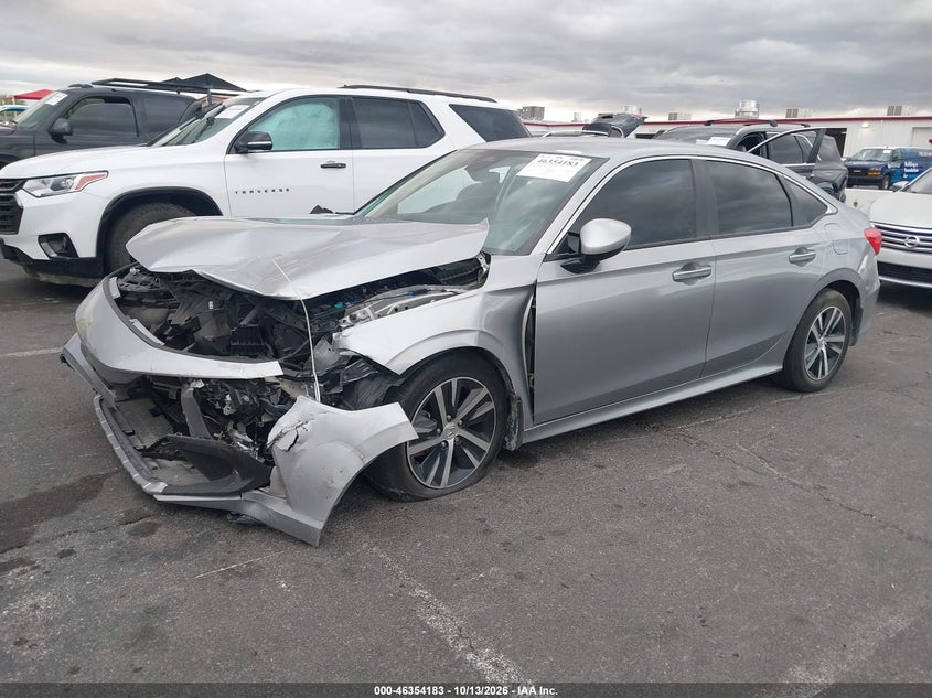 Vin: 2hgfe2f20ph569292, lot: 46854449, honda civic lx 20232