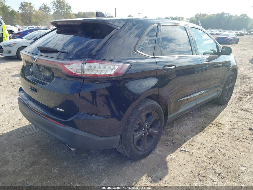 Vin: 2fmpk3g96gbc52791, lot: 46854475, ford edge se 20164