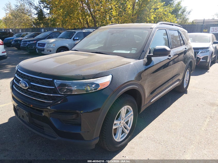 2021 Ford Explorer Xlt, Удар ззаду, IAAI, VIN 1FMSK8DH4MGB97412 — фото 2