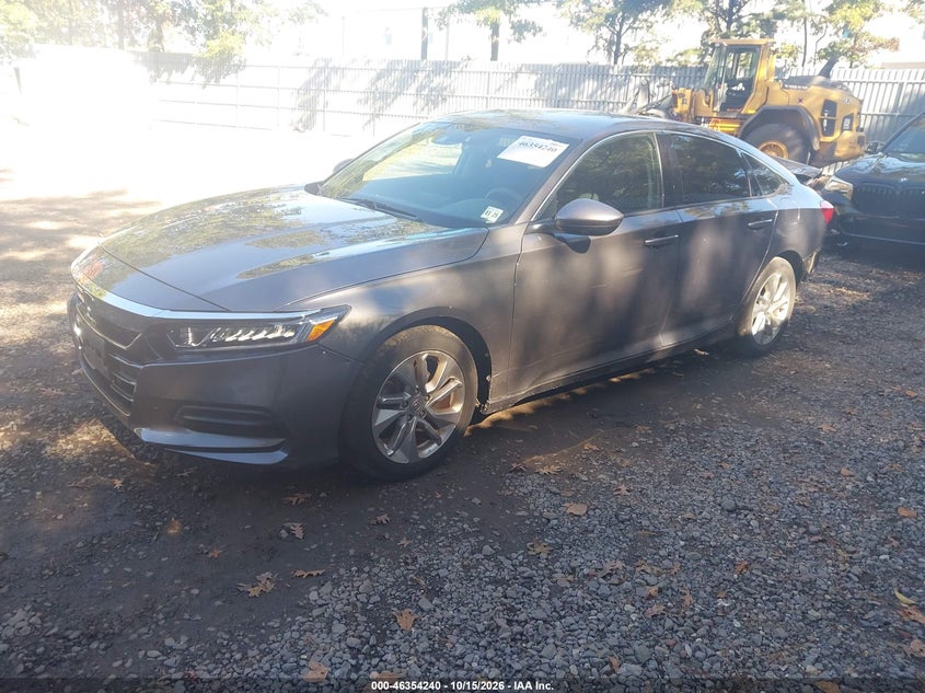 2020 Honda Accord Lx, Front & Rear, IAAI, VIN 1HGCV1F13LA073061 — photo 2