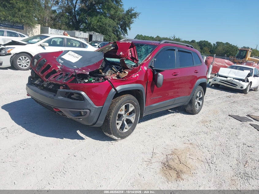 Vin: 1c4pjmbs0gw114881, lot: 46854525, jeep cherokee trailhawk 20162