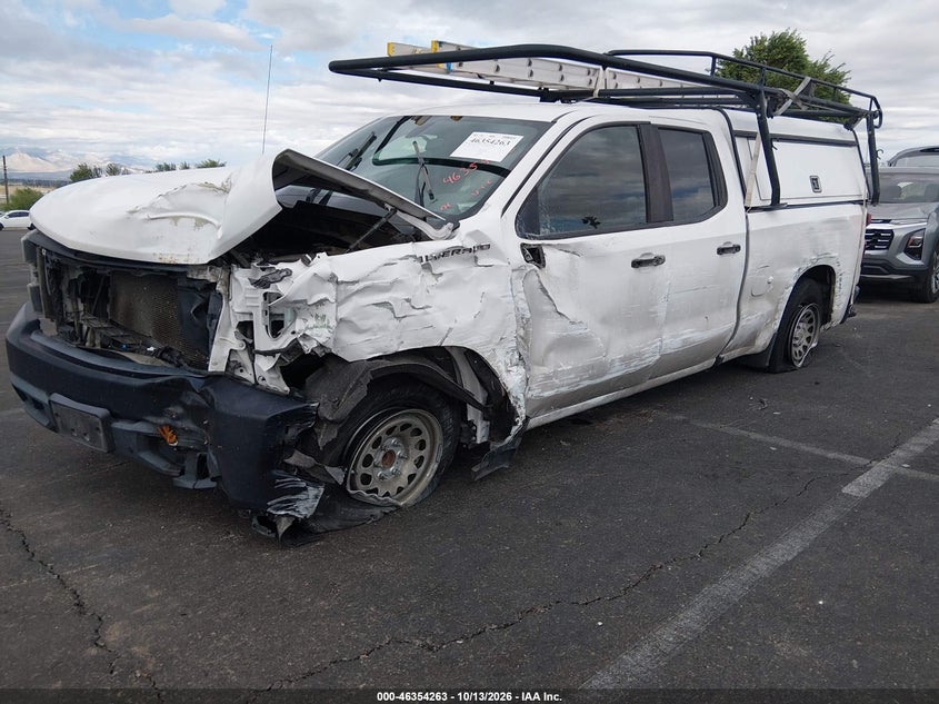 Vin: 1gcrwaeh7lz101675, lot: 46854529, chevrolet silverado 1500 2wd  standard bed wt 20202