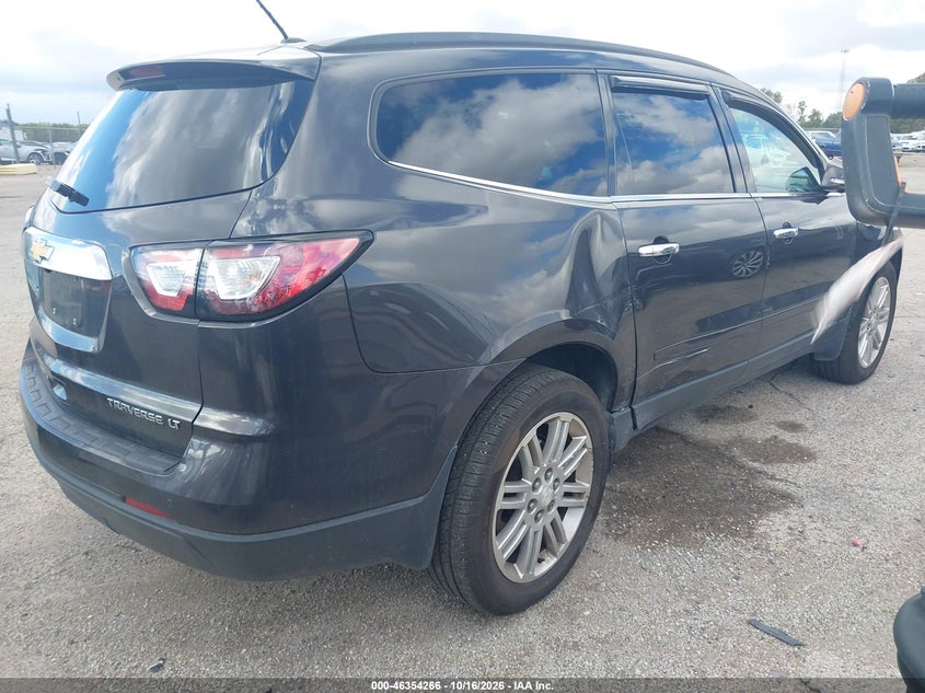 Vin: 1gnkrgkd9fj297836, lot: 46854532, chevrolet traverse 1lt 20154