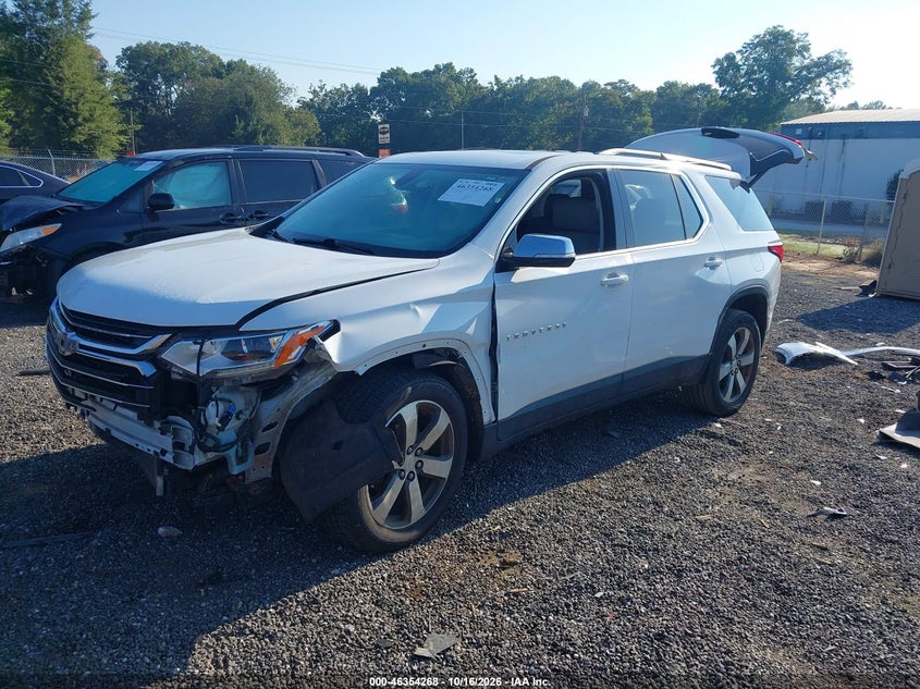 Vin: 1gnerhkw8kj145058, lot: 46854534, chevrolet traverse 3lt 20192