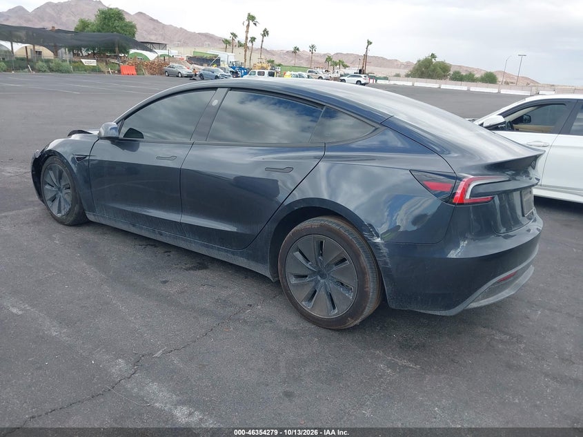 Vin: 5yj3e1ea9sf033816, lot: 46854545, tesla model 3 long range rear-wheel drive/standard rear-wheel drive 20253