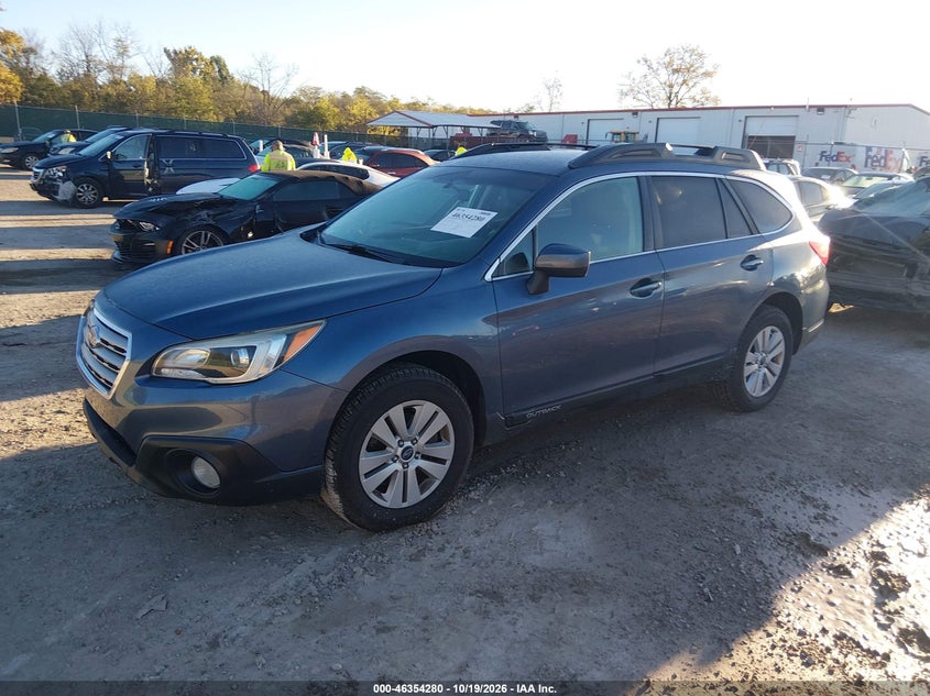 Vin: 4s4bsacc3f3317479, lot: 46854546, subaru outback 2.5i premium 20152