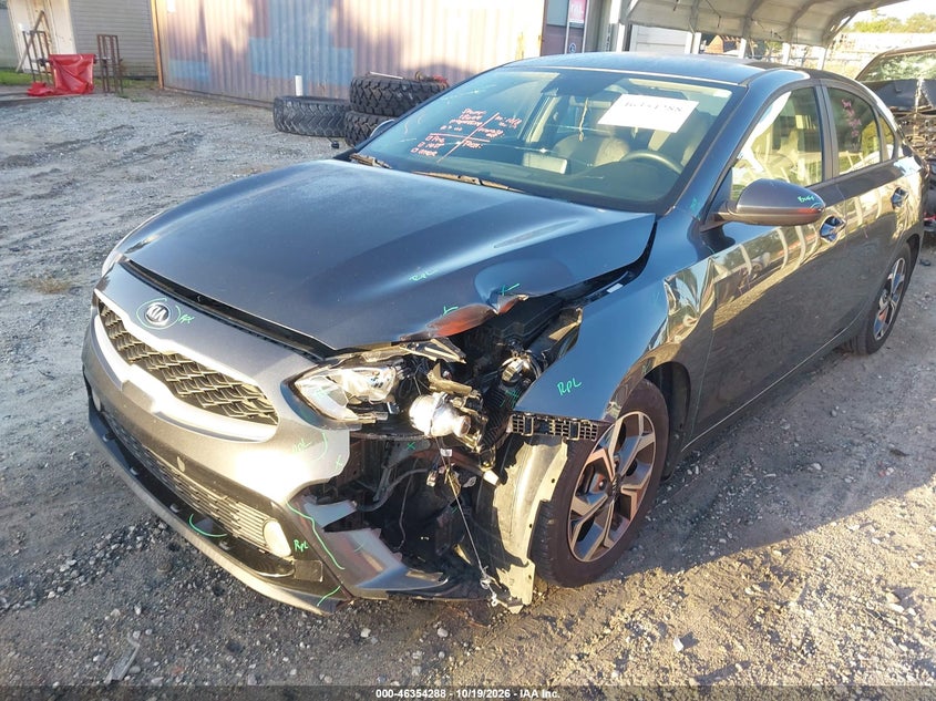 Vin: 3kpf24ad6le212264, lot: 46854554, kia forte lxs 20202