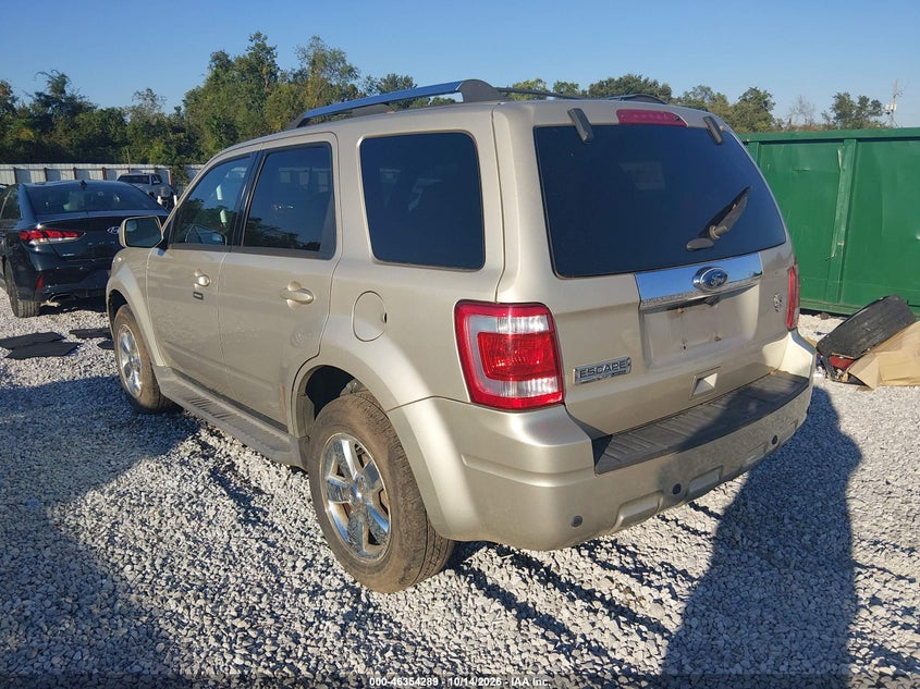 Vin: 1fmcu9e71cka28597, lot: 46854555, ford escape limited 20123