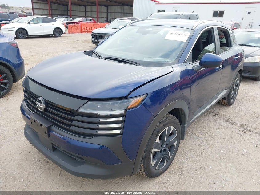 Vin: 3n8ap6cb9sl427378, lot: 46854568, nissan kicks sv intelligent awd 20252
