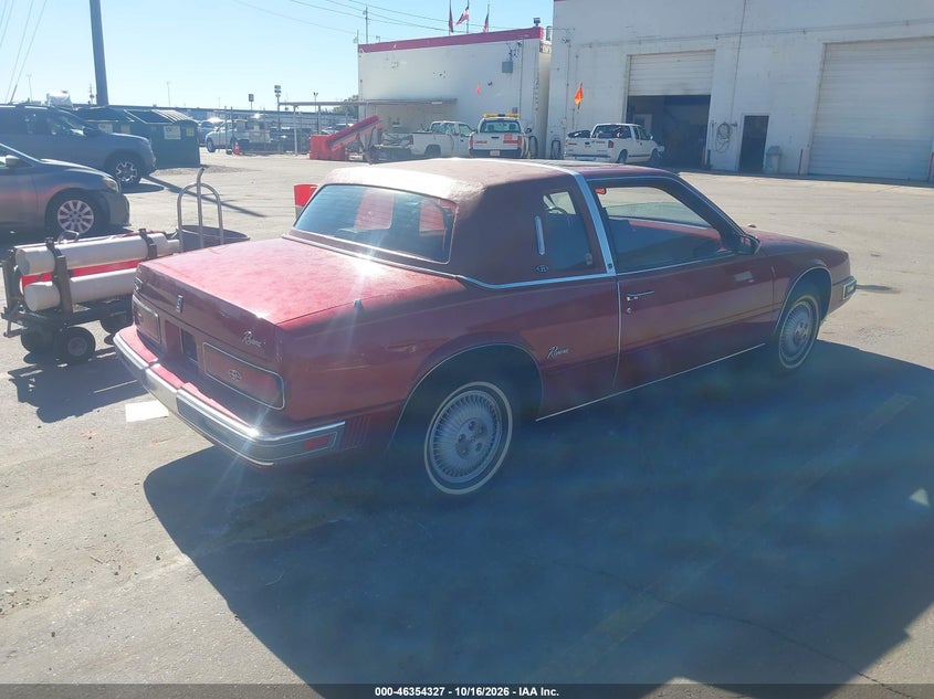 BUICK RIVIERA 1987 VIN 1G4EZ1139HU401265